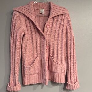 Old Navy pink cardigan